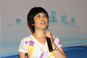 中交股份信息化管理部王玲處長做主題發言