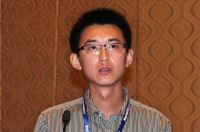 中建鋼構有限公司信息部副經理劉星做題為《BIM在鋼結構工程應用探索與實踐》的演講