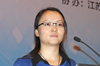 四川鷗鵬建筑工程有限公司總經理助理吳玉瑩做題為《個性定制信息化》的演講