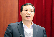 《施工企業管理》雜志社黃享華社長在開幕式上致辭