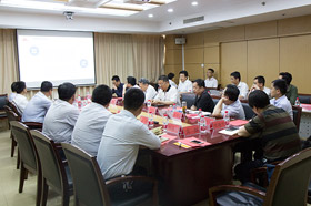 調研組在山東聊建集團交流