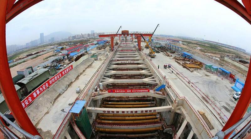 5121標前海公園站標準化施工現(xiàn)場