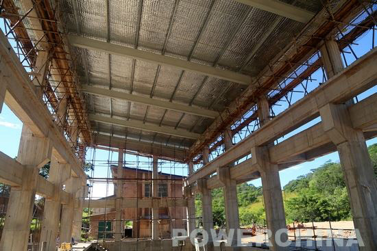 贊比亞慕松達電站新廠房順利封頂