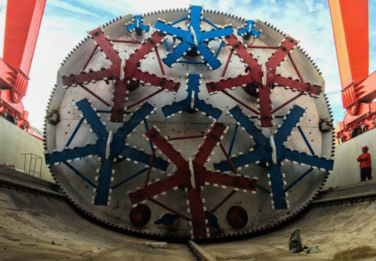 世界首臺大斷面馬蹄形盾構(gòu)機(jī)即將在蒙華鐵路進(jìn)洞掘進(jìn)