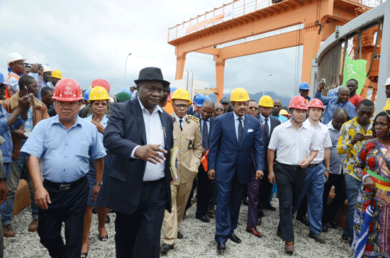 中國水電十六局承建最大的海外項目喀麥隆曼維萊水電站下閘蓄水