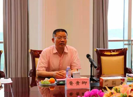 調研組魯貴卿副主任做總結性發言 