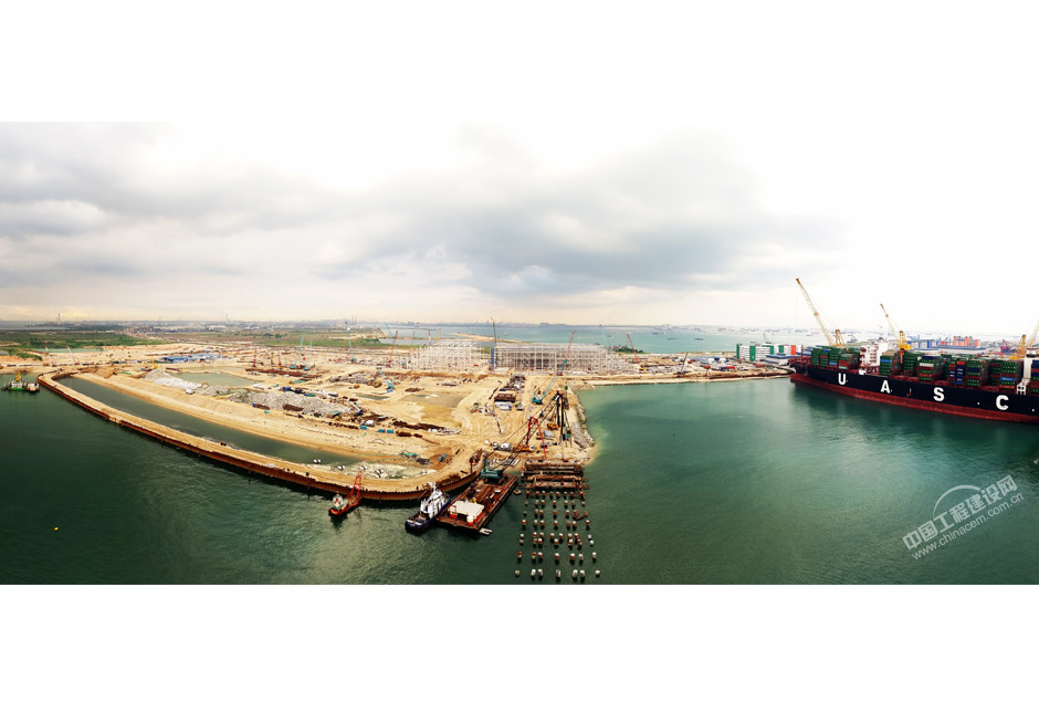 新加坡大士南二期船廠工程海上大圍堰