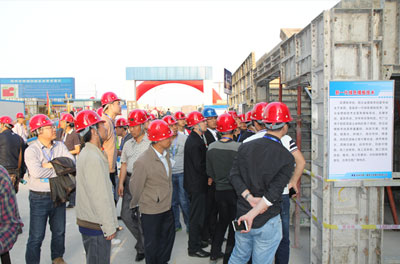 鄭州一建南曹安置房項目現(xiàn)場觀摩