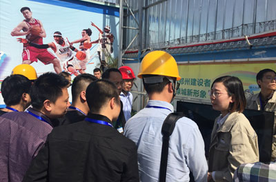 龍信建設(shè)公司龍信美好金苑現(xiàn)場觀摩