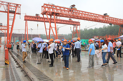 9中鐵大橋局武漢青山長江大橋項目觀摩現場
