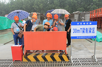 中鐵大橋局武漢青山長江大橋項目現場觀摩