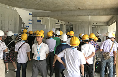 中天建設集團武漢頂琇西北湖（C地塊）項目觀摩現場
