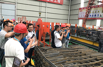 中鐵大橋局武漢青山長江大橋項目觀摩現場