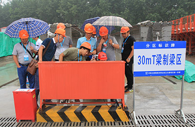 中鐵大橋局武漢青山長江大橋項目觀摩現場
