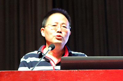 北京如簀技術有限公司董事長劉紅星介紹、演示相關產品