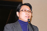 威海建設集團有限公司副總經理--尹芙蓉做主題發言