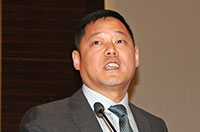 安徽公路橋梁工程有限公司總經理-孫學軍做主題發言